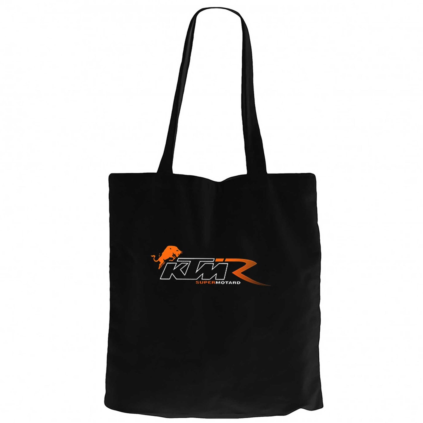 KTM Supermotard Siyah Fermuarlı Bez Çanta Gabardin