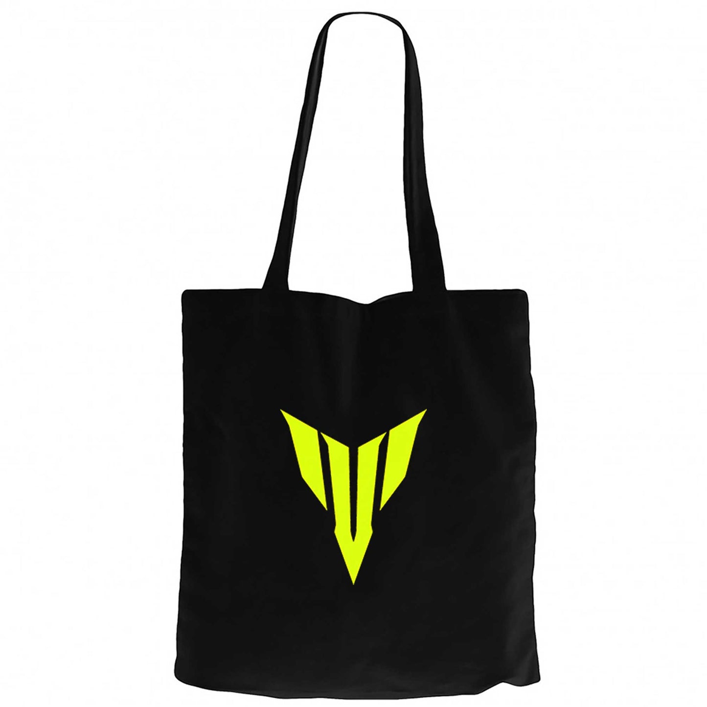 Yamaha Neon Logo Siyah Fermuarlı Bez Çanta Gabardin