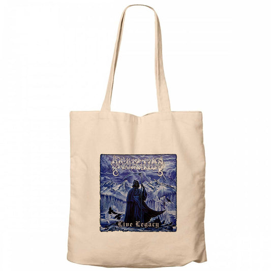 Dissection Live Legacy Krem Fermuarlı Bez Çanta Gabardin