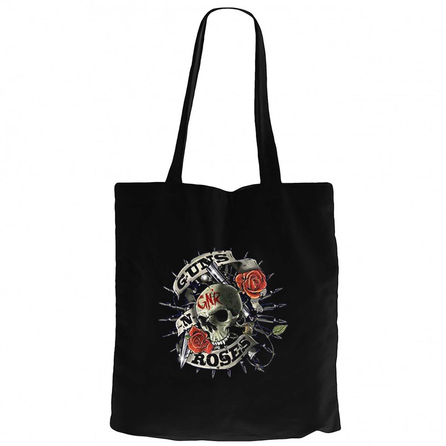 Gun N Roses Firepower Siyah Fermuarlı Bez Çanta Gabardin