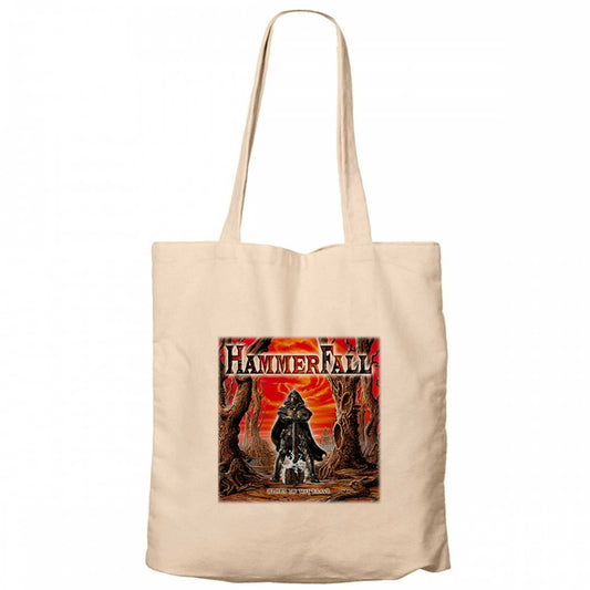 Hammerfall Glory To The Brave Krem Fermuarlı Bez Çanta Gabardin