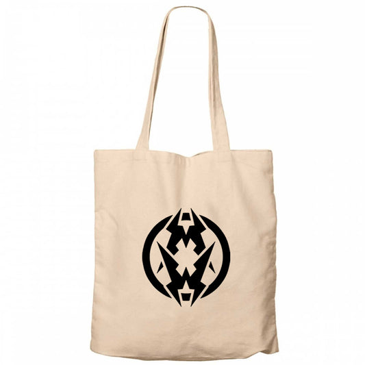 Municipal Waste Logo Krem Fermuarlı Bez Çanta Gabardin