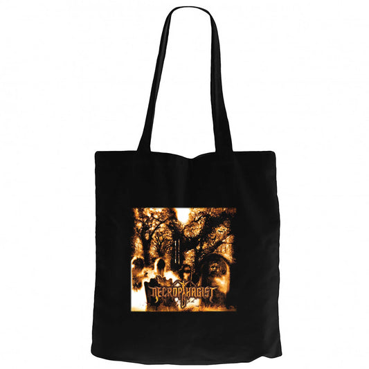 Necrophagist Epitaph Siyah Fermuarlı Bez Çanta Gabardin