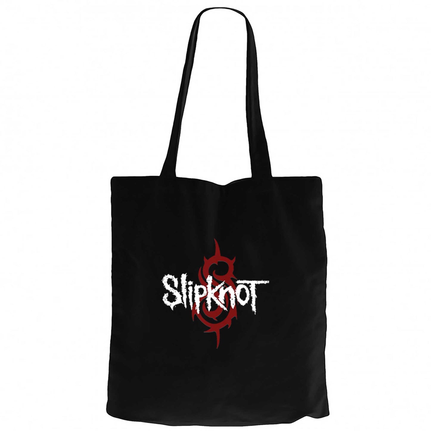 Slipknot Symboll Siyah Fermuarlı Bez Çanta Gabardin