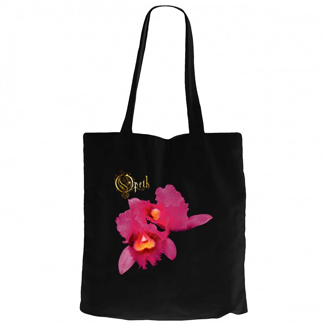 Opeth Orchid Siyah Fermuarlı Bez Çanta Gabardin