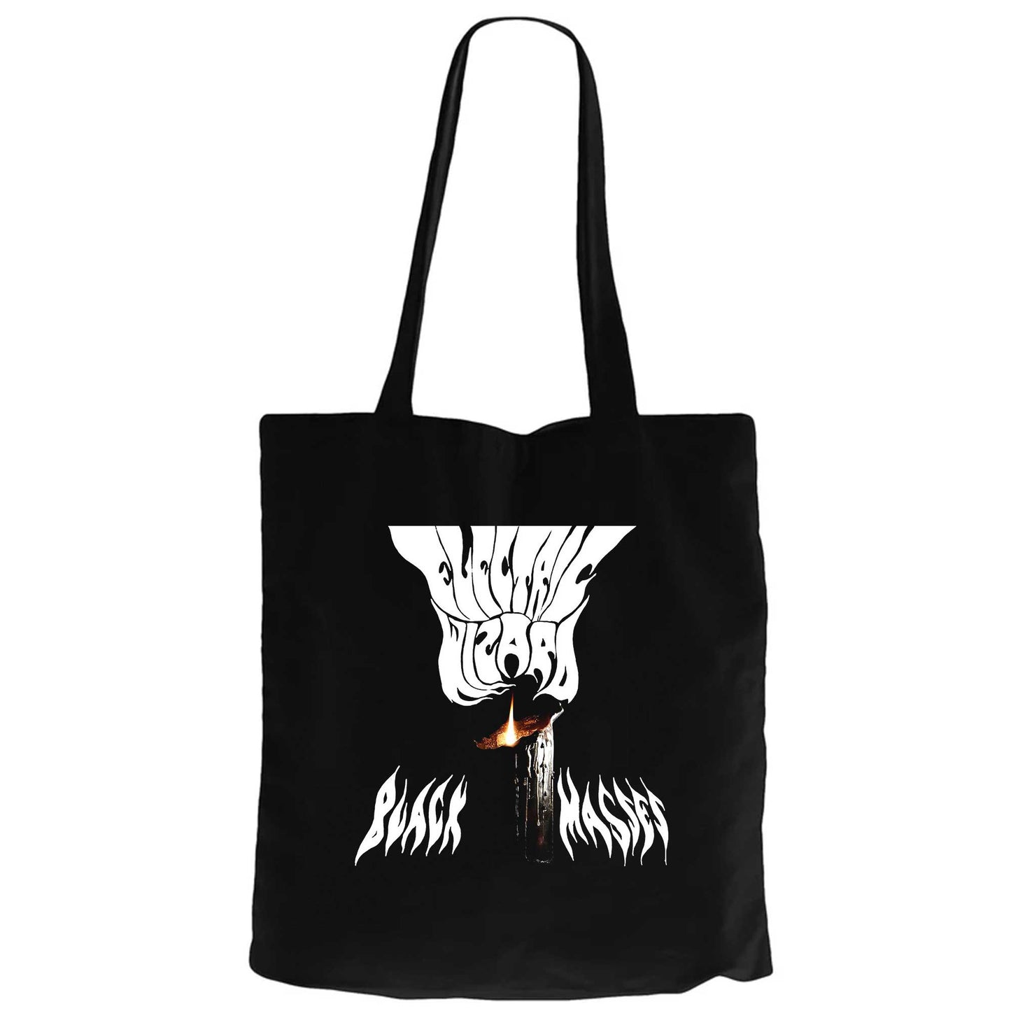 Electric Wizard Black Masses Siyah Fermuarlı Bez Çanta Gabardin
