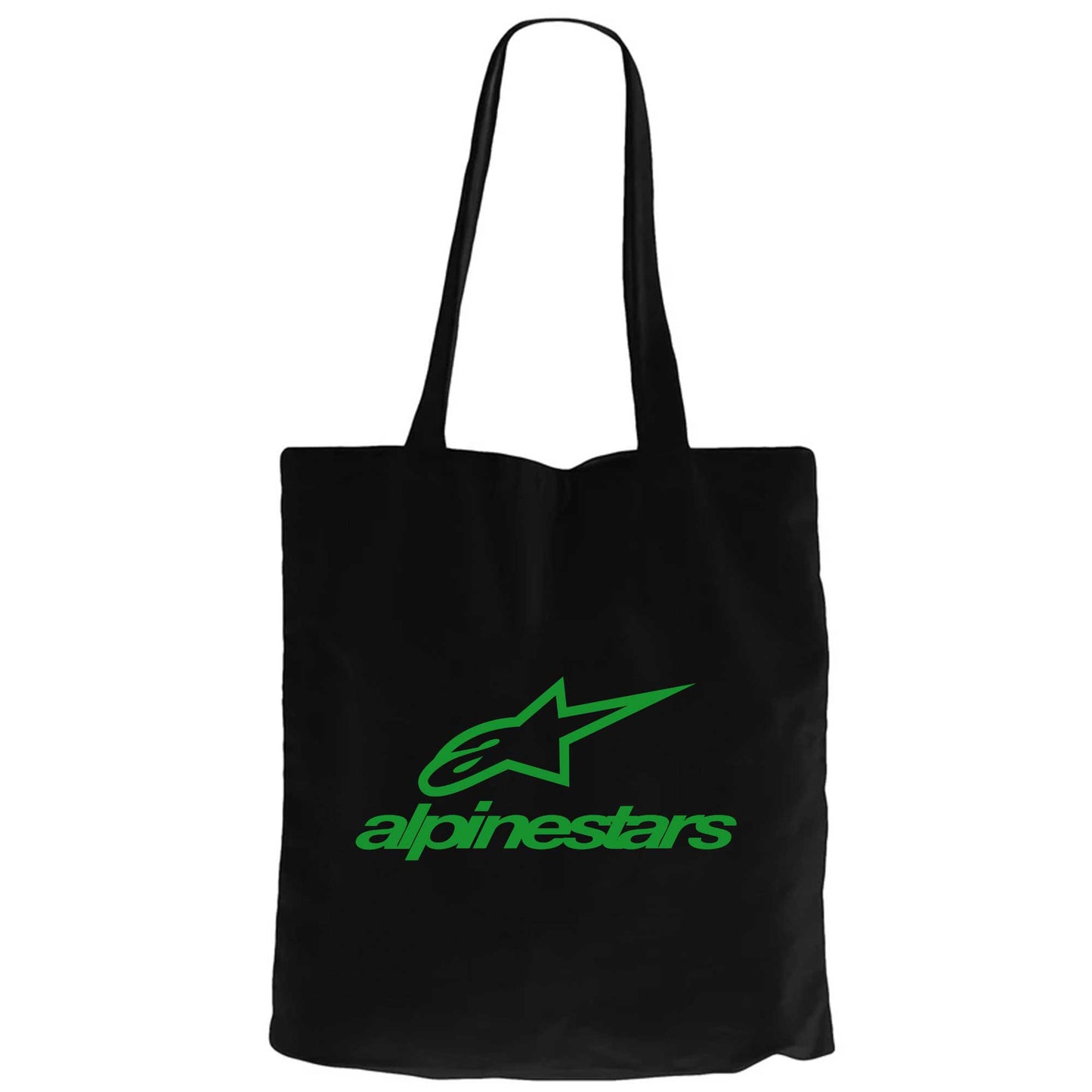 Alpinestars Logo Siyah Fermuarlı Bez Çanta Gabardin