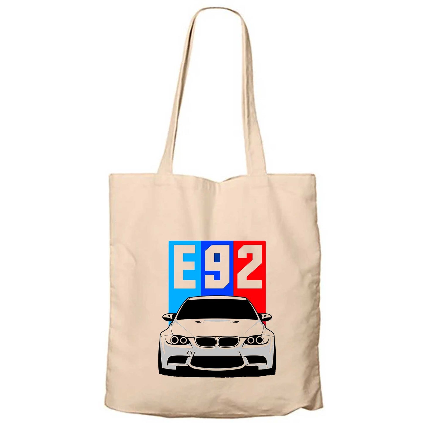 BMW E92 Krem Fermuarlı Bez Çanta Gabardin