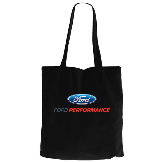 Ford Performance Siyah Fermuarlı Bez Çanta Gabardin