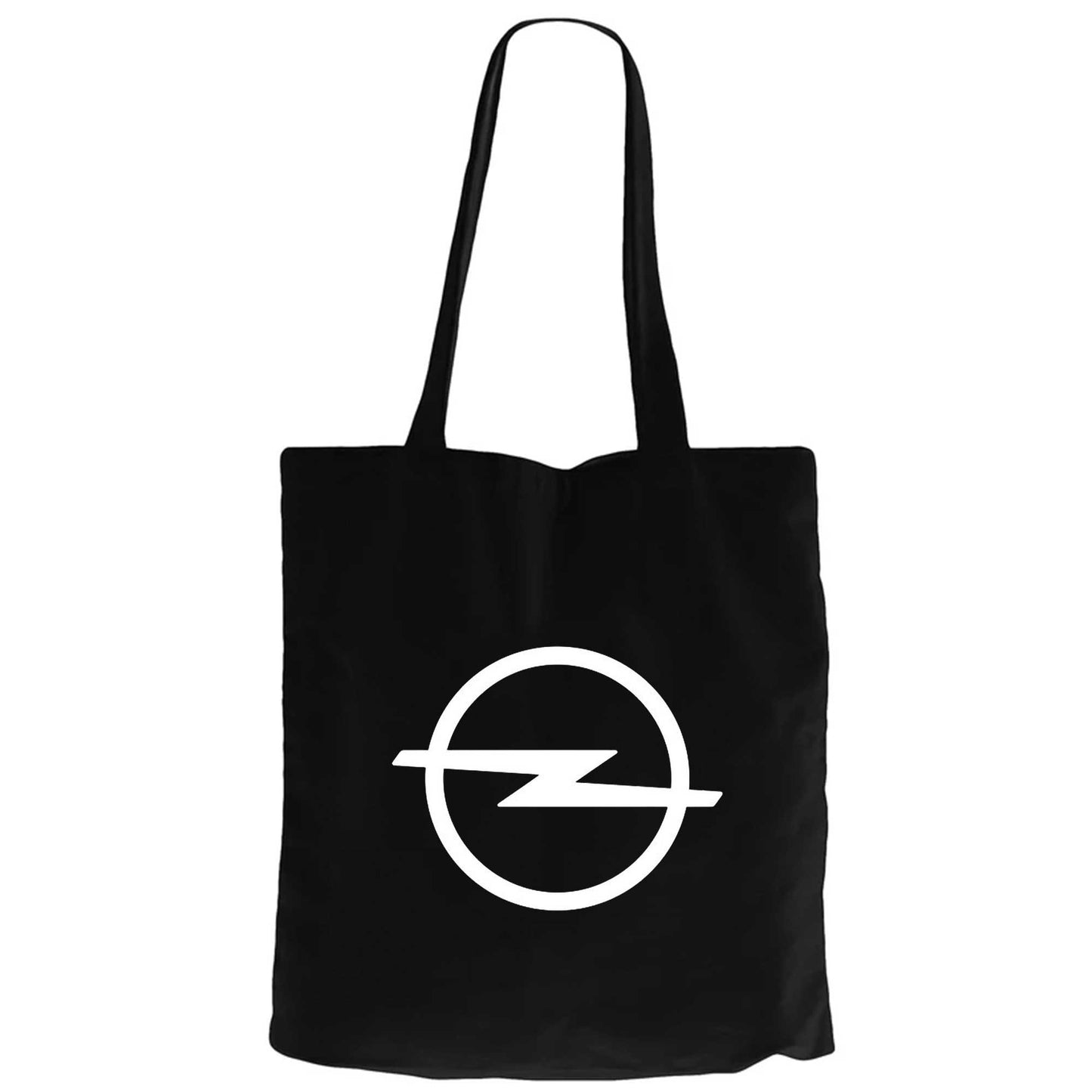 Opel Logo Siyah Fermuarlı Bez Çanta Gabardin