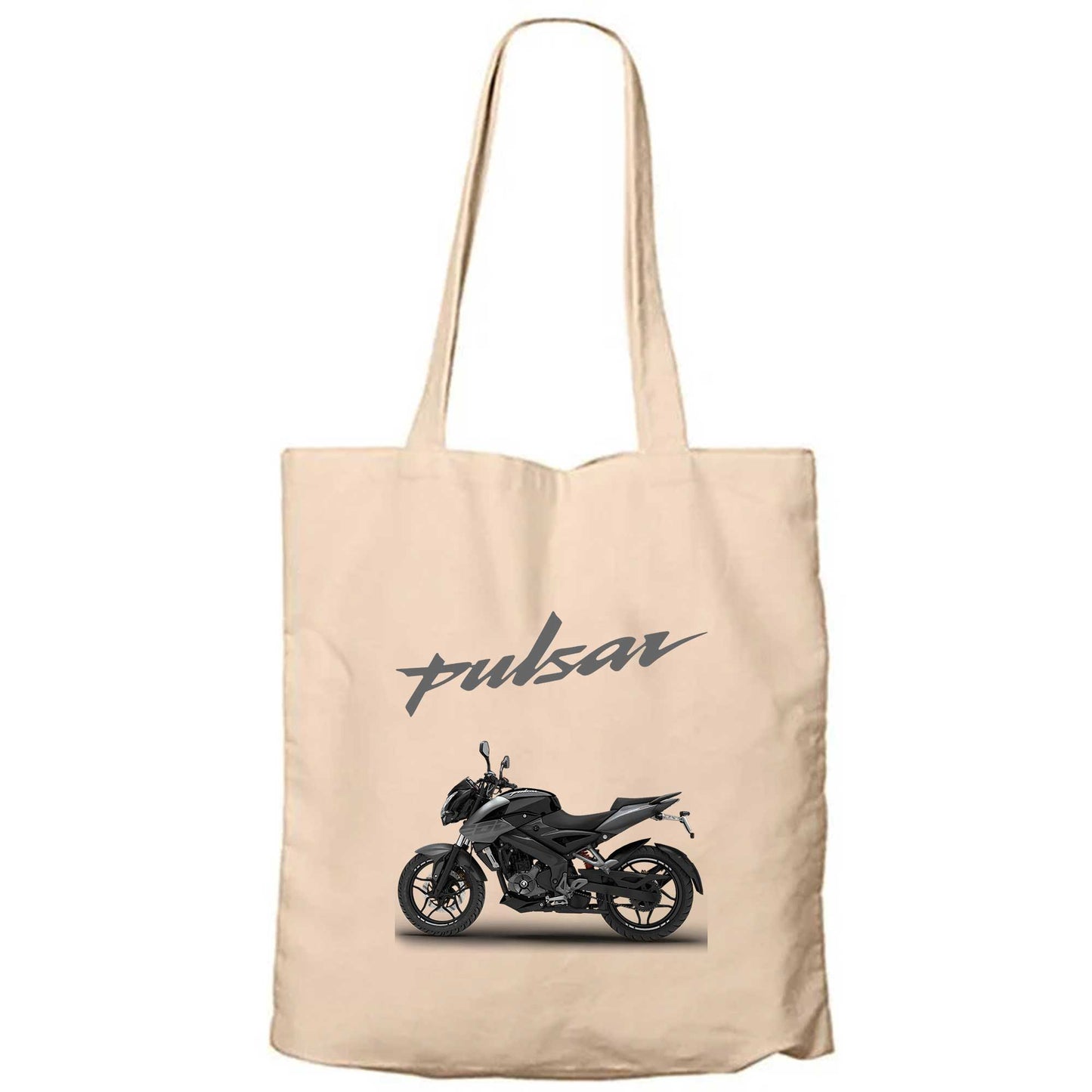 Pulsar NS200 Moto Krem Fermuarlı Bez Çanta Gabardin