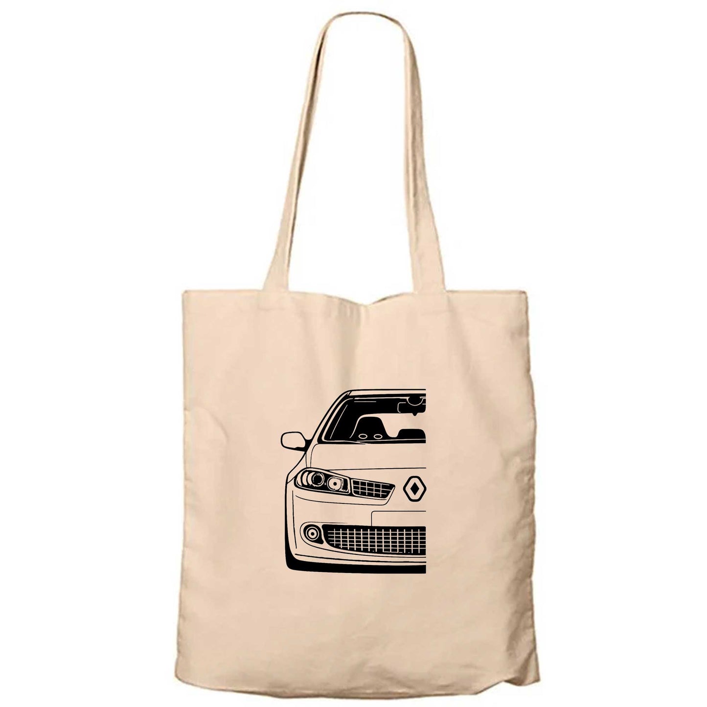 Renault Megane 2 Krem Fermuarlı Bez Çanta Gabardin