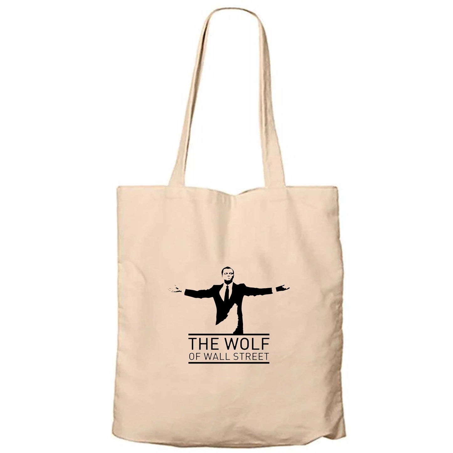 The Wolf Krem Fermuarlı Bez Çanta Gabardin