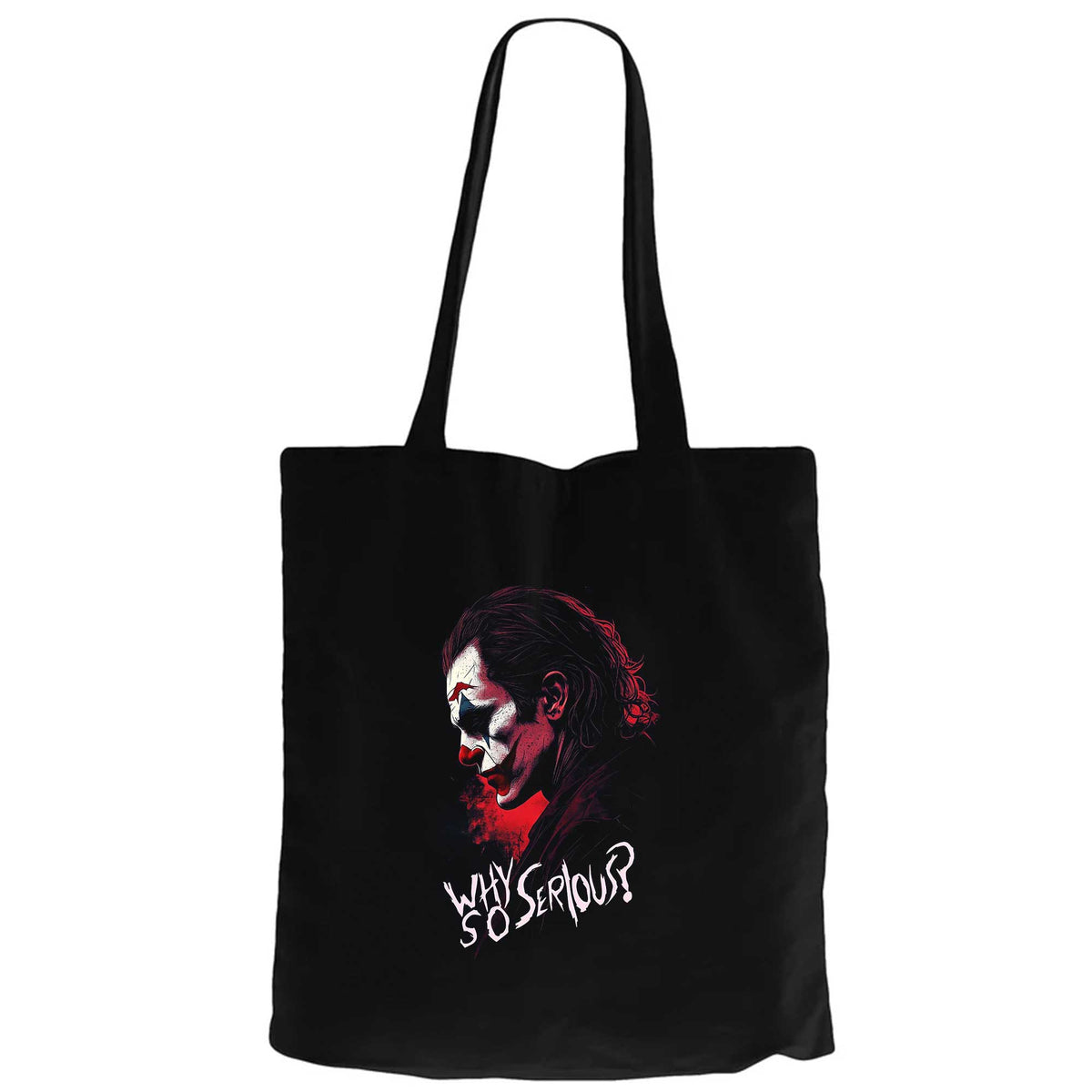 Joker Siyah Fermuarlı Bez Çanta Gabardin