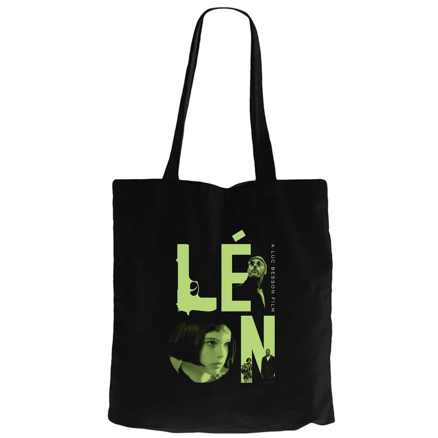 Leon Film Siyah Fermuarlı Bez Çanta Gabardin