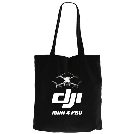 Dji Mini 4 Pro Siyah Fermuarlı Bez Çanta Gabardin