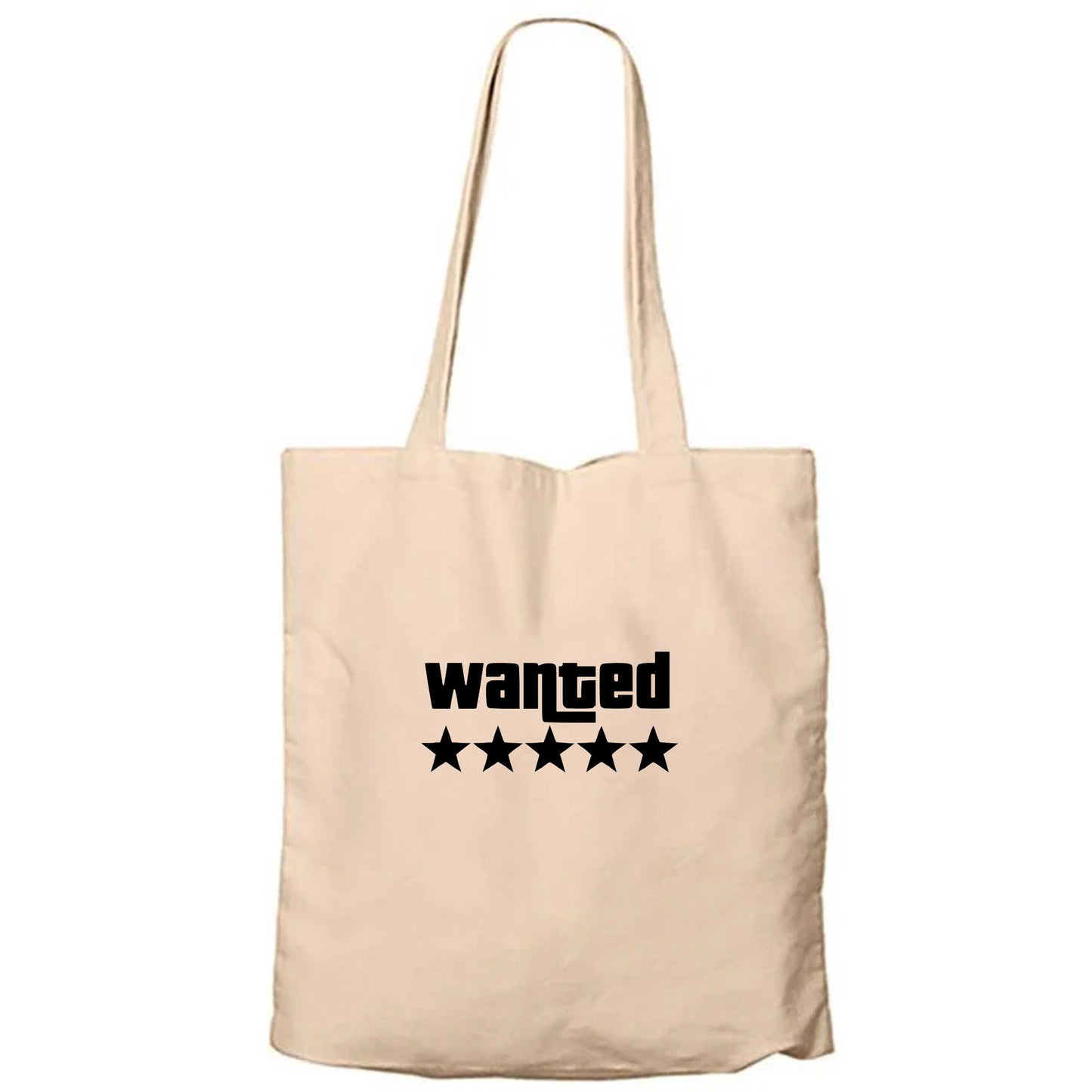 Wanted Krem Fermuarlı Bez Çanta Gabardin