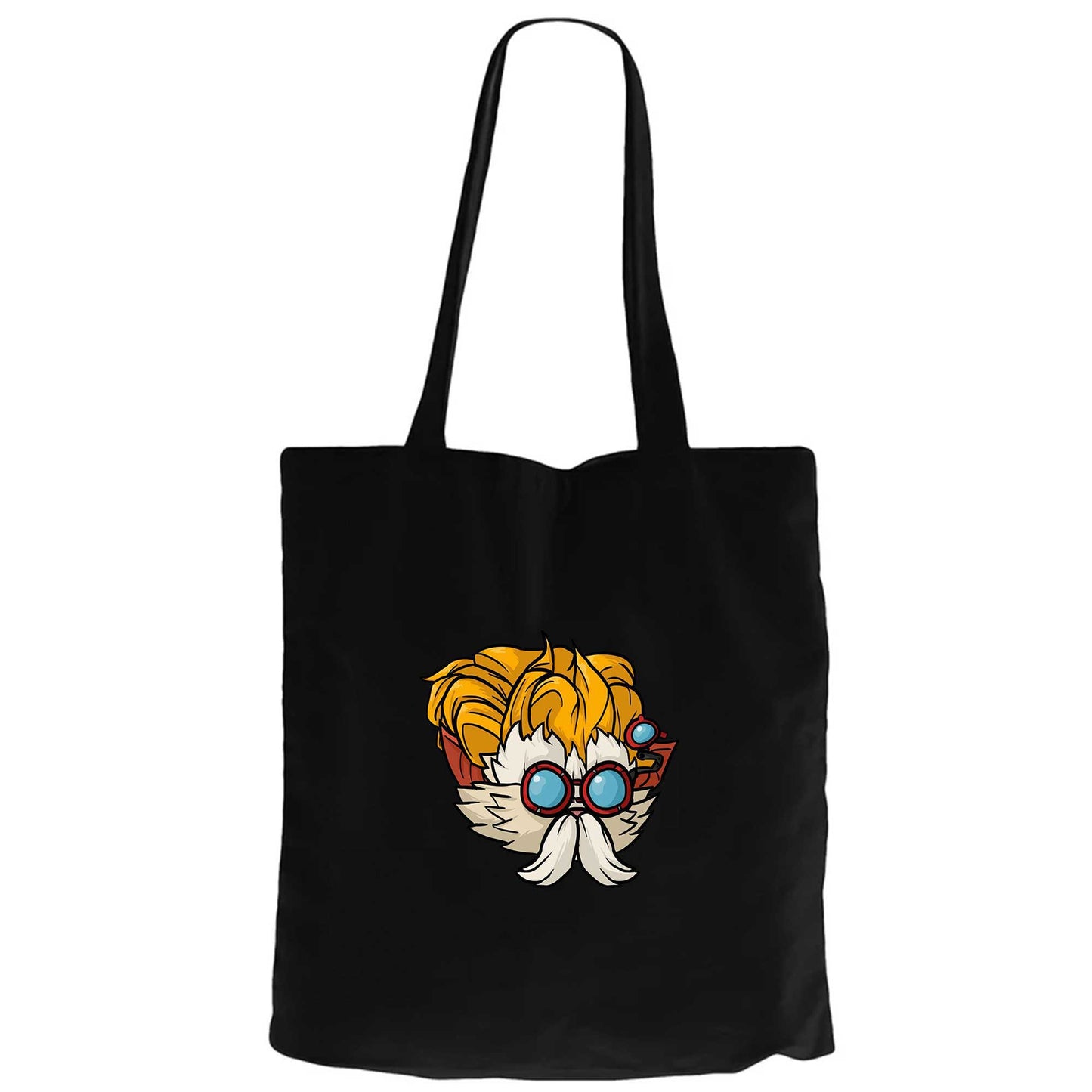 League Of Legends Heimerdinger Siyah Fermuarlı Bez Çanta Gabardin