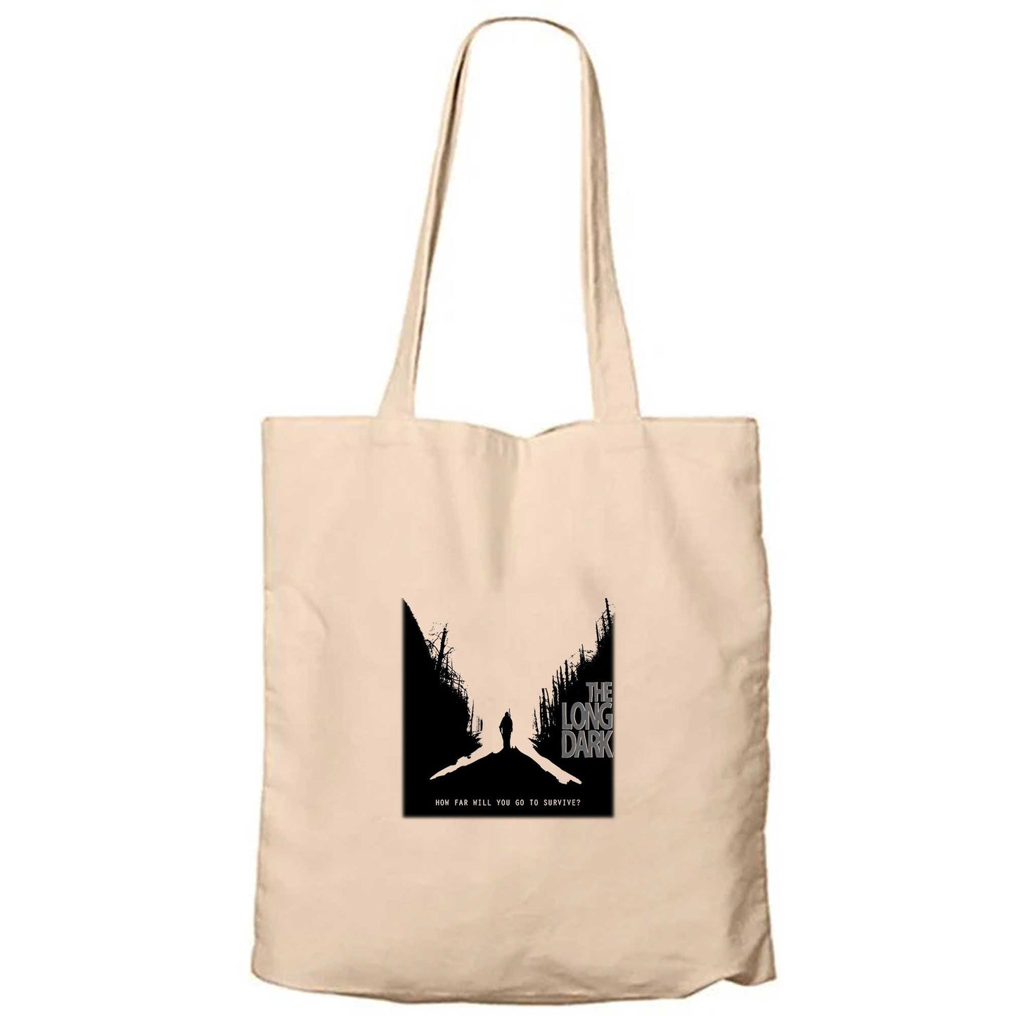 The Long Dark Krem Fermuarlı Bez Çanta Gabardin