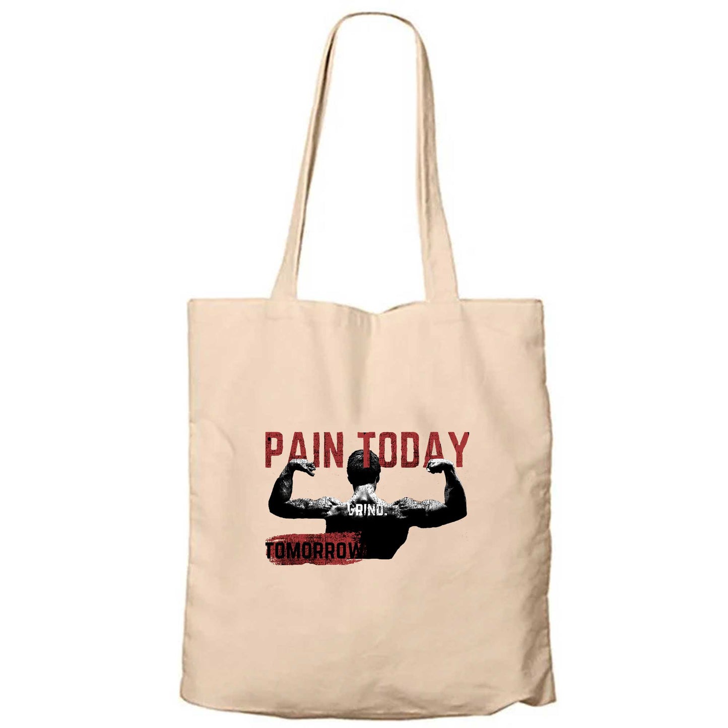 Paın Today Krem Fermuarlı Bez Çanta Gabardin