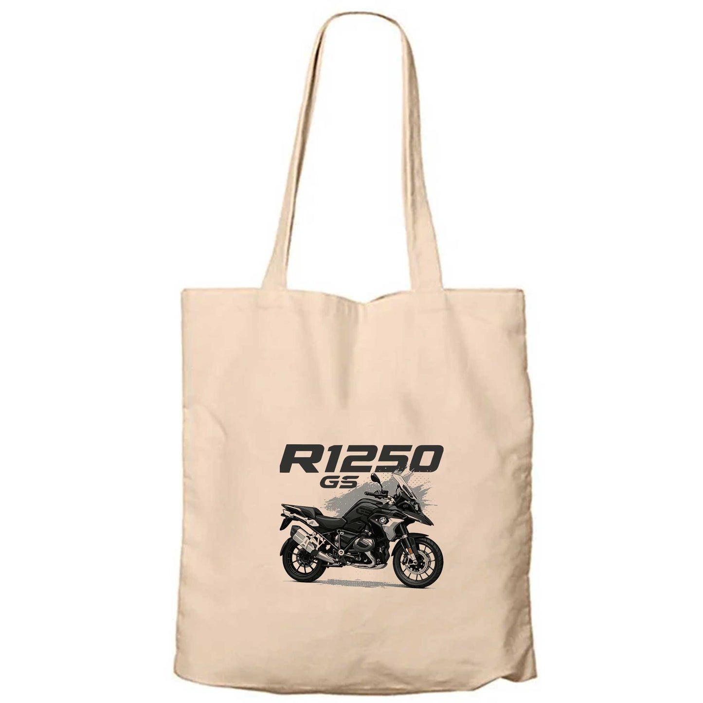 Bmw R1250 GSKrem Fermuarlı Bez Çanta Gabardin