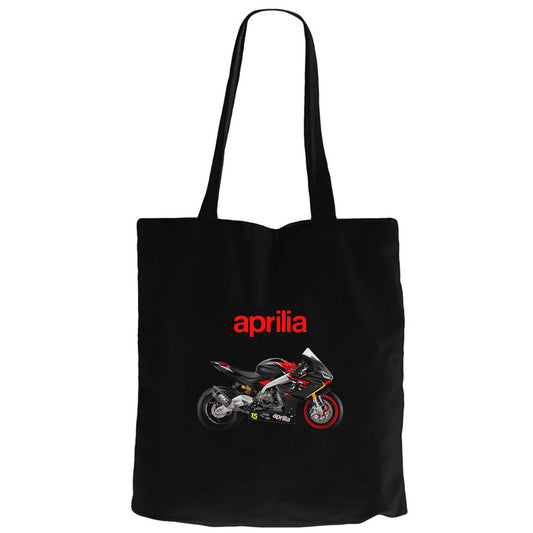 Aprilia 675RSSiyah Fermuarlı Bez Çanta Gabardin