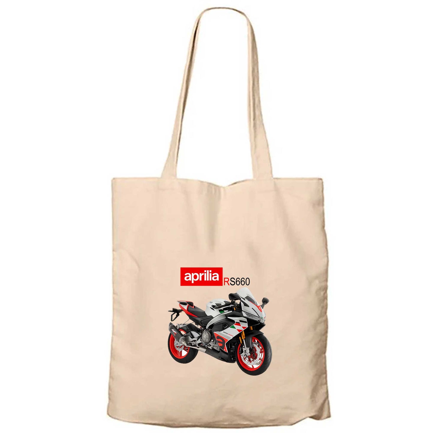 Aprilia Rs660 Krem Fermuarlı Bez Çanta Gabardin