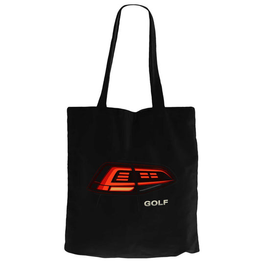 Volksvagen Stop Far Siyah Fermuarlı Bez Çanta Gabardin