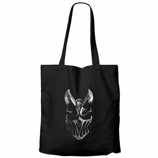 Slaughter To Prevail Silvermask Siyah Fermuarlı Bez Çanta Gabardin