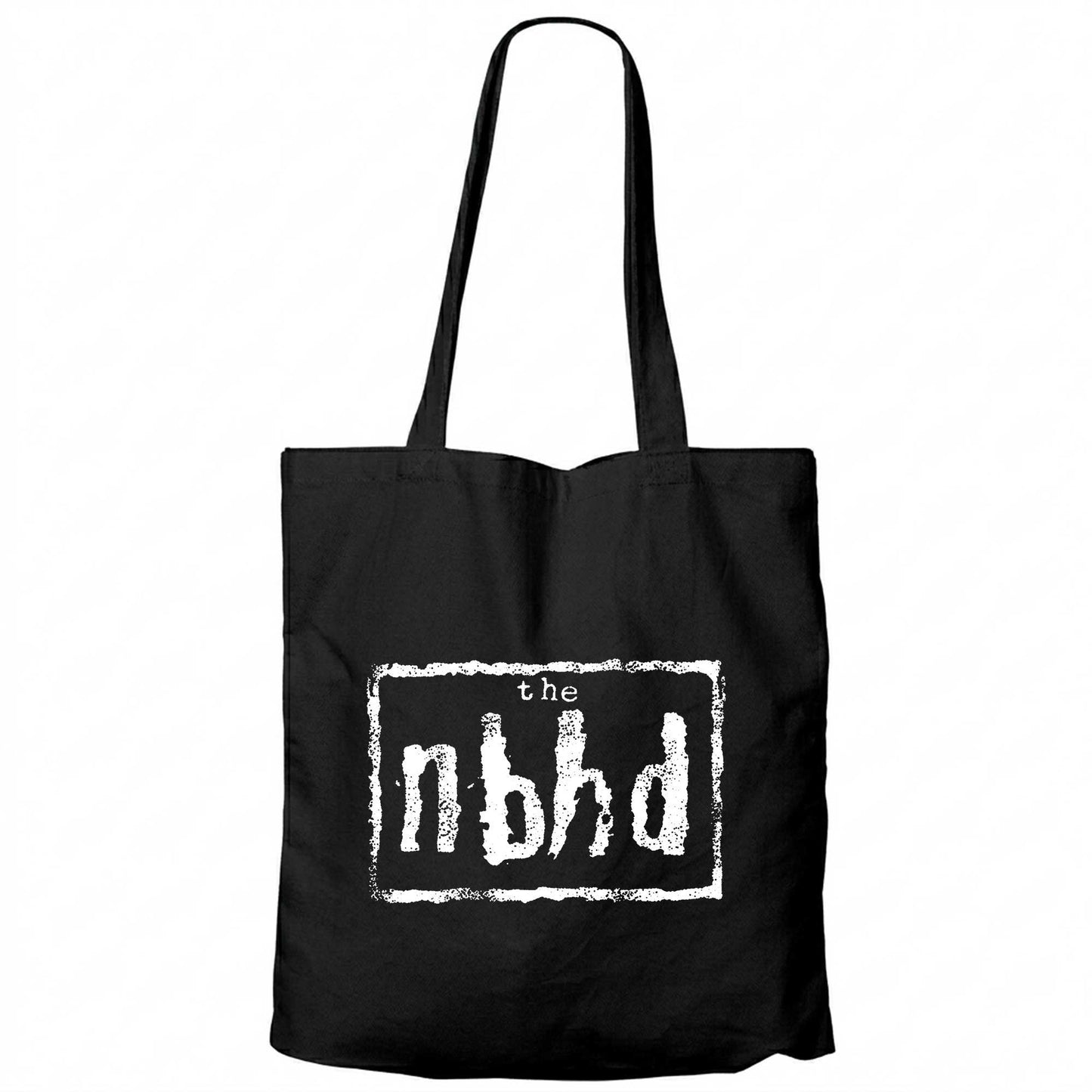 The Neigbourhood Nbhd Black Siyah Fermuarlı Bez Çanta Gabardin