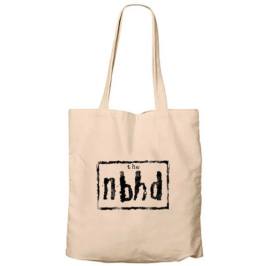 The Neigbourhood Nbhd Krem Fermuarlı Bez Çanta Gabardin