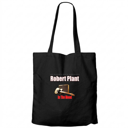 Robert Plant The Classic Radio Broadcast Siyah Fermuarlı Bez Çanta Gabardin