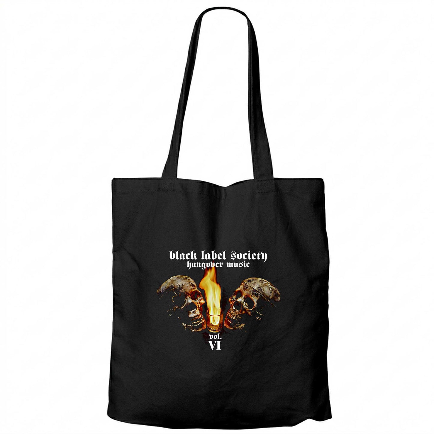 Black Label Society Hangover Music Siyah Fermuarlı Bez Çanta Gabardin