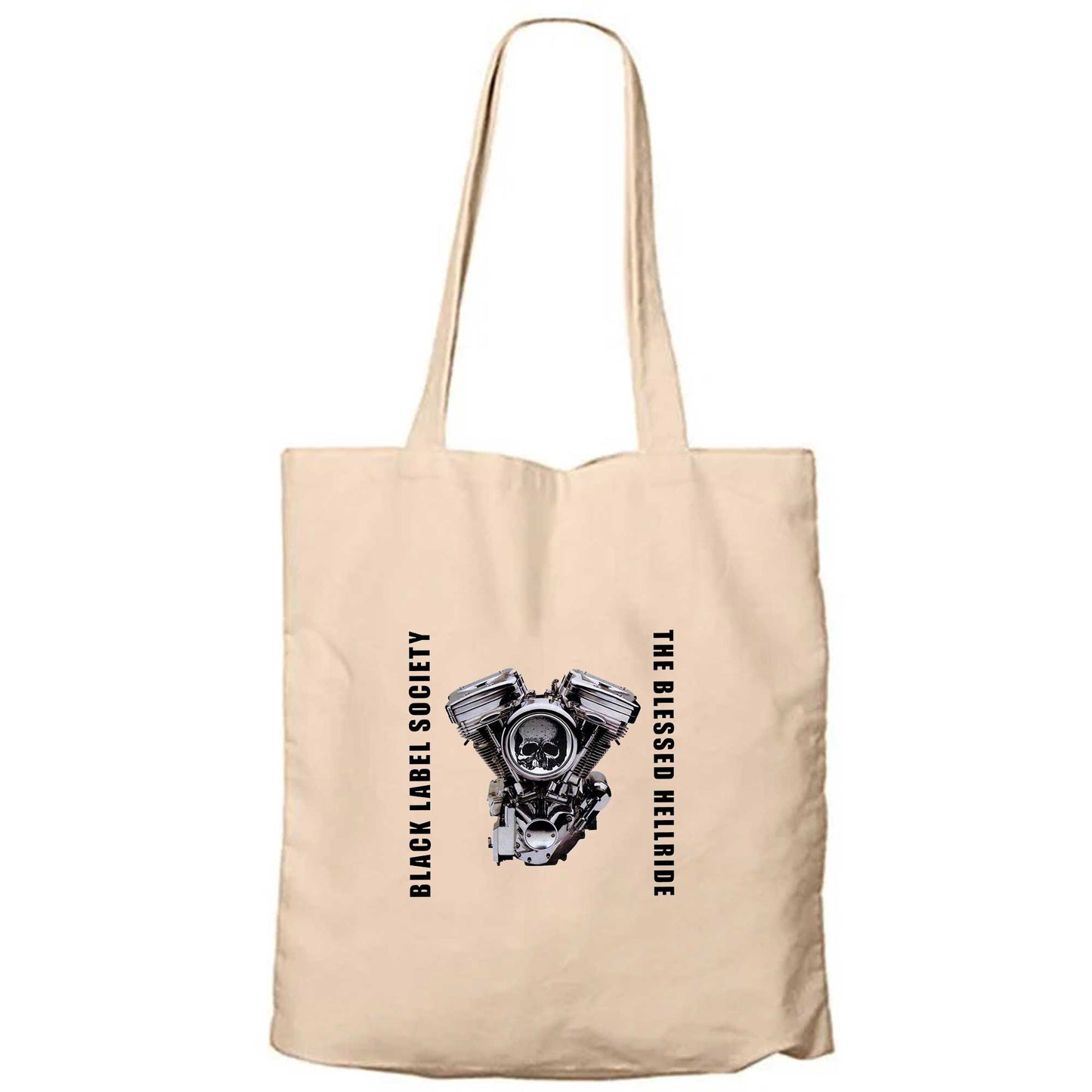 Black Label Society The Blessed Hellride Krem Fermuarlı Bez Çanta Gabardin