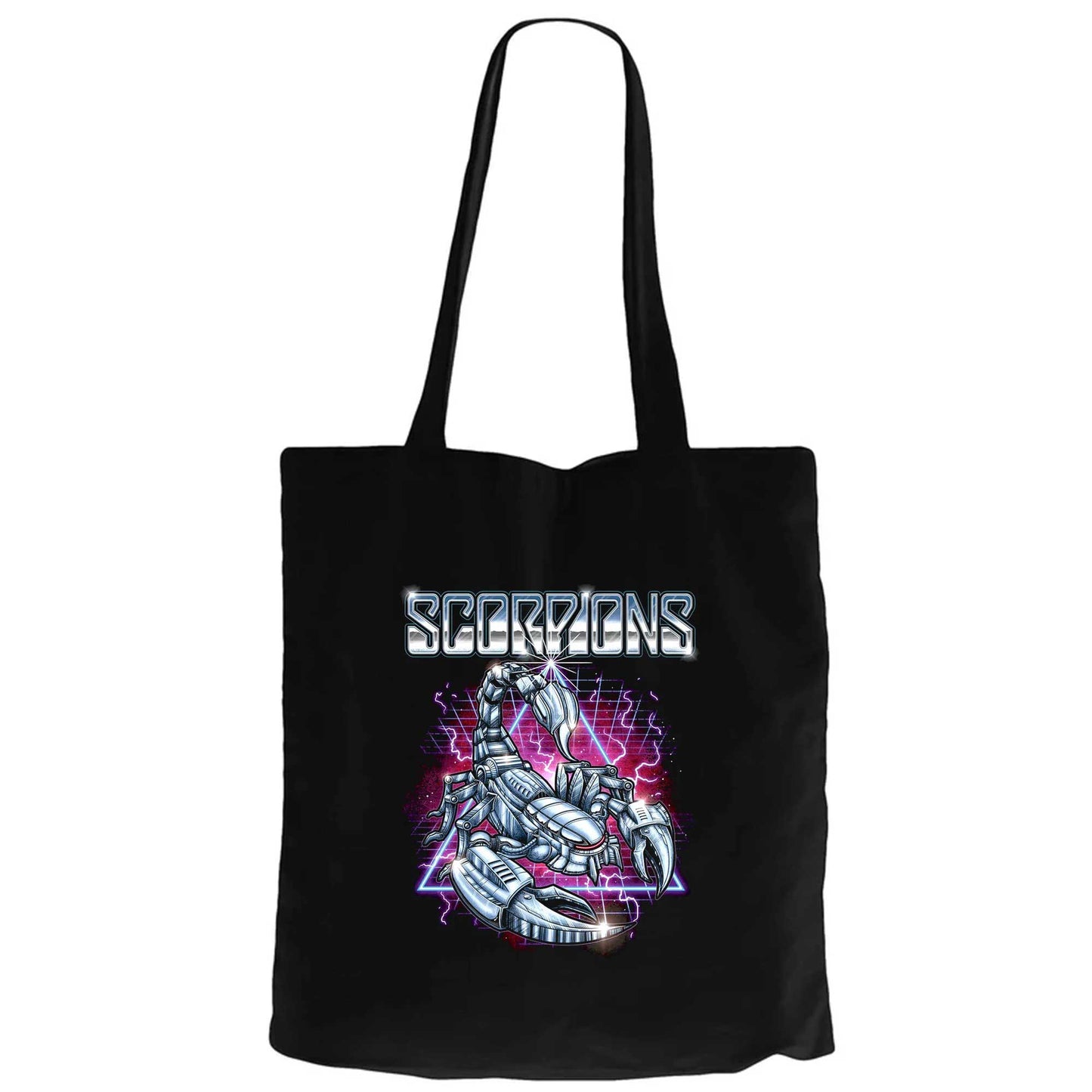 Scorpions Neo-Scorp Siyah Fermuarlı Bez Çanta Gabardin