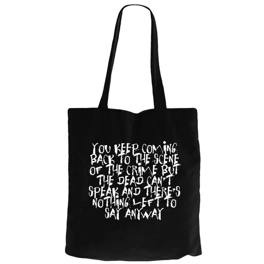 Three Days Grace One-X Tex Siyah Fermuarlı Bez Çanta Gabardin