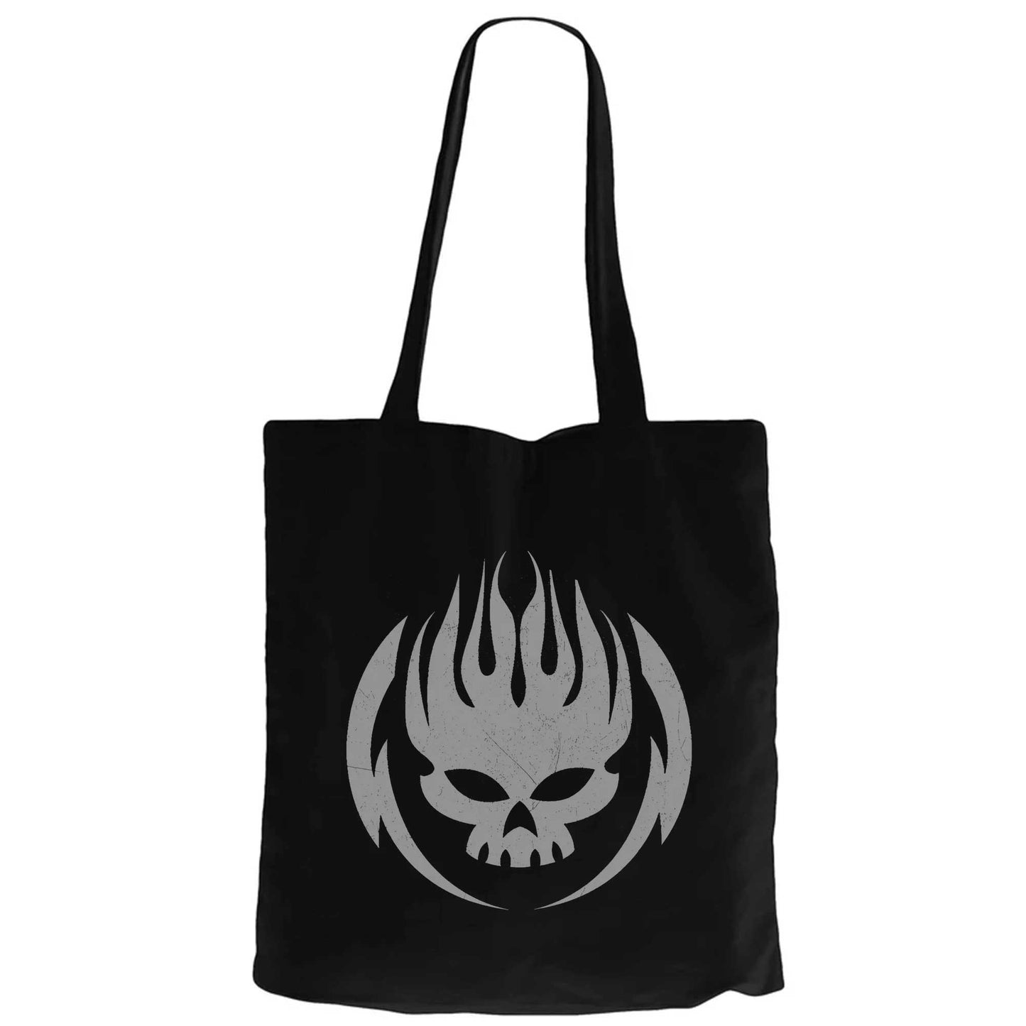 The Offspring Grup Logo Siyah Fermuarlı Bez Çanta Gabardin
