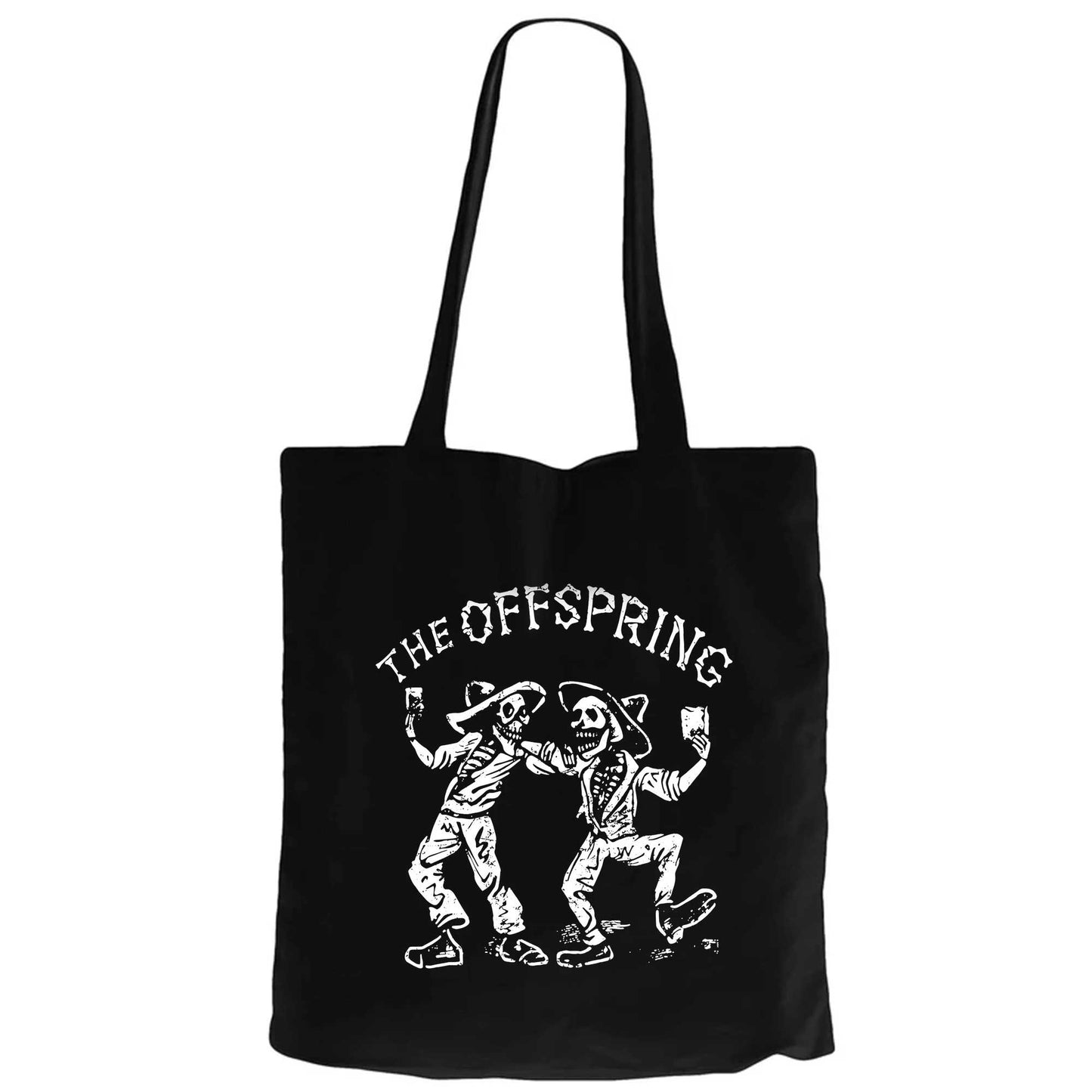 The Offspring Buddies Siyah Fermuarlı Bez Çanta Gabardin