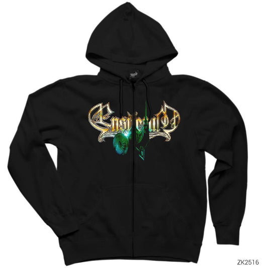 Ensiferum Soldier Siyah Fermuarlı Kapşonlu Sweatshirt