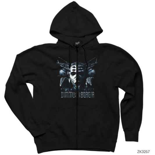 Dimmu Borgir Abrahadabra Siyah Fermuarlı Kapşonlu Sweatshirt