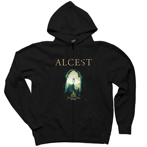 Alcest Les Voyages De lâme Siyah Fermuarlı Kapşonlu Sweatshirt