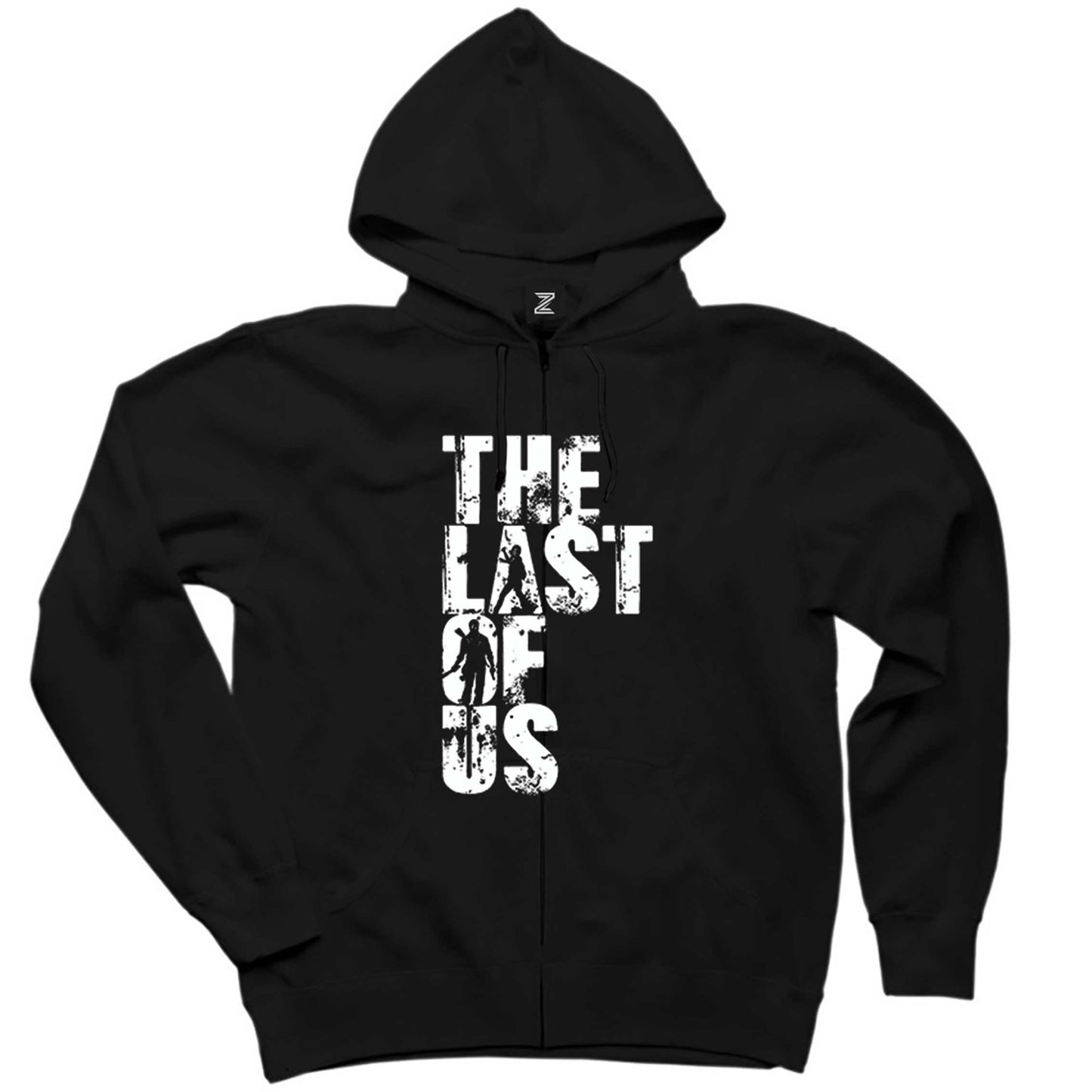 The Last Of Us Favorite Siyah Fermuarlı Kapşonlu Sweatshirt