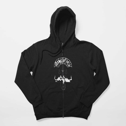 Electric Wizard Cvlt Nation Collab Siyah Fermuarlı Kapşonlu Sweatshirt