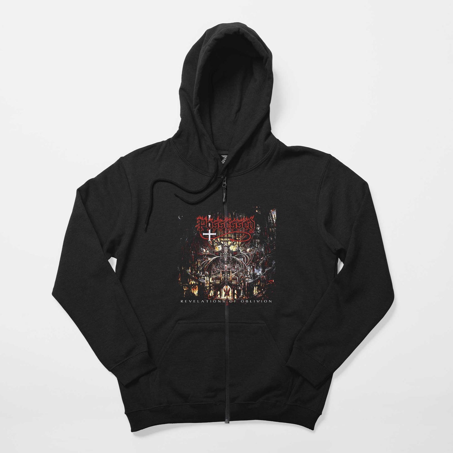 Possessed Revelations Of Oblivion Siyah Fermuarlı Kapşonlu Sweatshirt