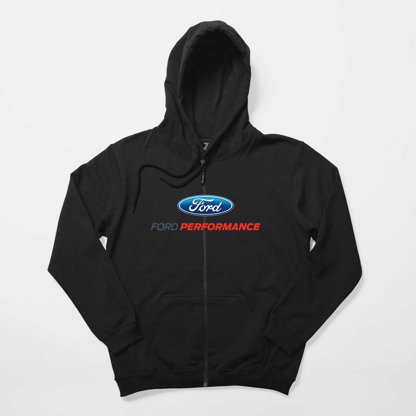 Ford Performance Siyah Fermuarlı Kapşonlu Sweatshirt