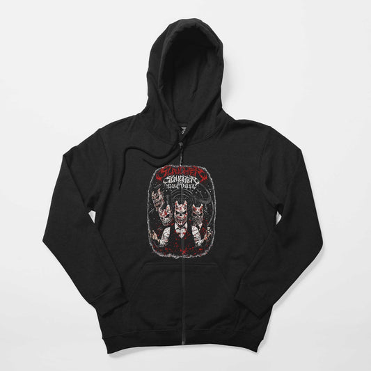Slaughter To Prevail Coterie of Darkness Siyah Fermuarlı Kapşonlu Sweatshirt