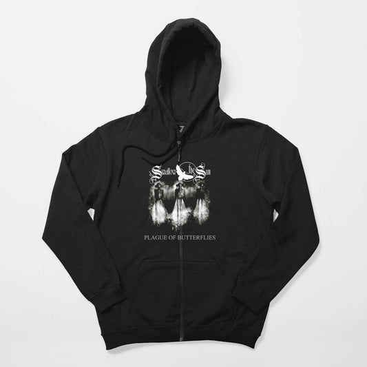 Swallow The Sun Plague Of Legends Siyah Fermuarlı Kapşonlu Sweatshirt