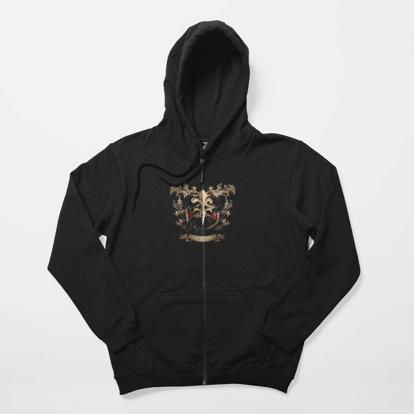 Geoff Tate Kings & Thieves Siyah Fermuarlı Kapşonlu Sweatshirt