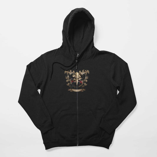 Geoff Tate Kings & Thieves Siyah Fermuarlı Kapşonlu Sweatshirt