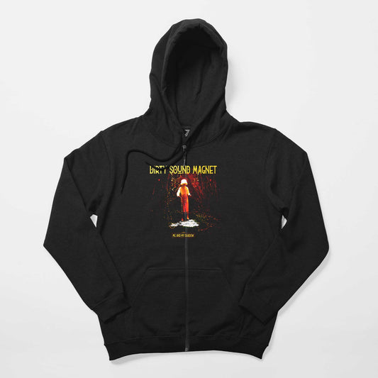 Dirty Sound Magnet Me And My Shadow Siyah Fermuarlı Kapşonlu Sweatshirt
